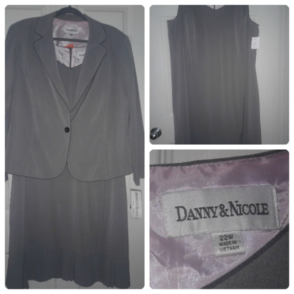 Women's career midi dress w/ blazer. NWTs.